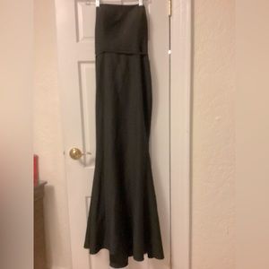 Portia and Scarlett Black Mermaid Gown